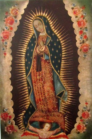 Virgen de Guadalupe copia fiel del primer original  40 X 60 Cms